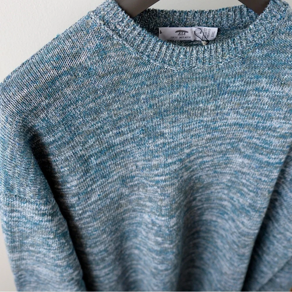 Inis Meain Linen Donegal Tunic Sweater - Picture 2 of 6